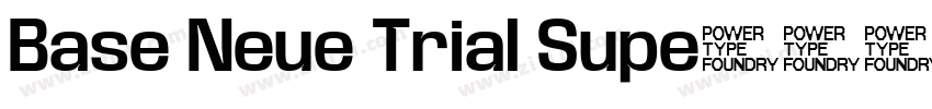 Base Neue Trial Supe字体转换